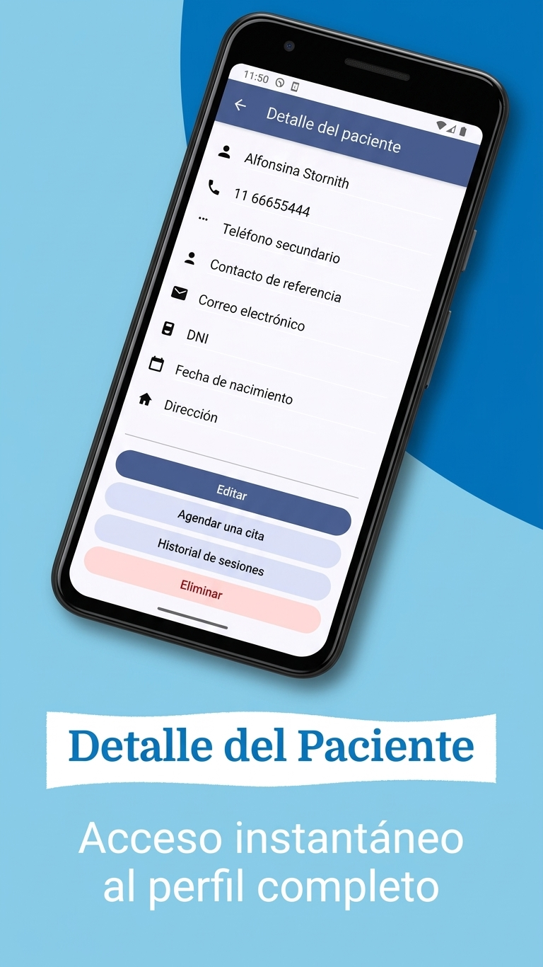 Detalle del paciente